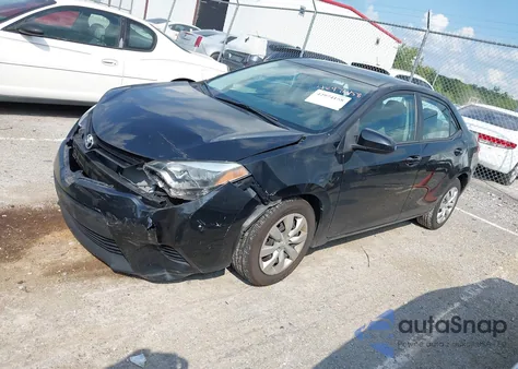2014 Toyota Corolla Le из США, поврежденный, VIN 2T1BURHE8EC127660